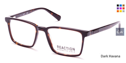 Dark Havana Kenneth Cole Reaction KC0805 Eyeglasses.