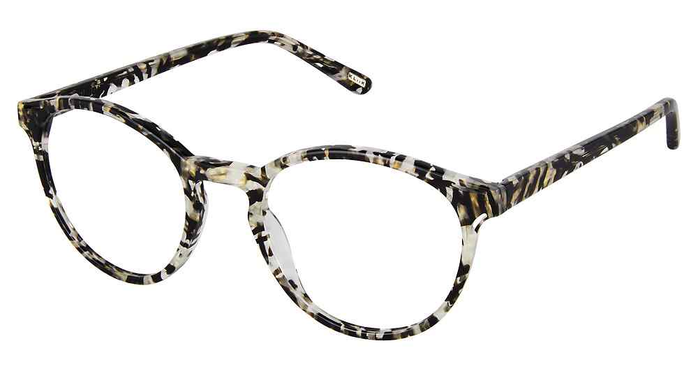 BLACK-GOLD-PEARL K-729 Eyeglasses