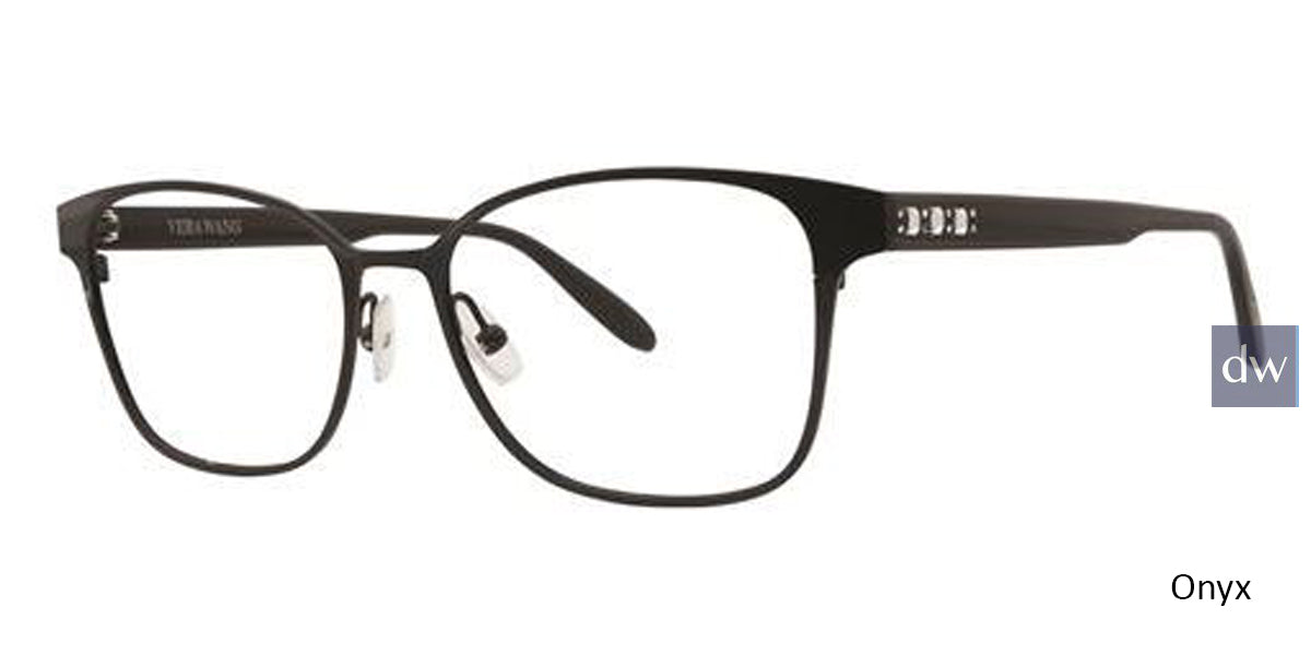 Onyx Vera Wang Karrah Eyeglasses.