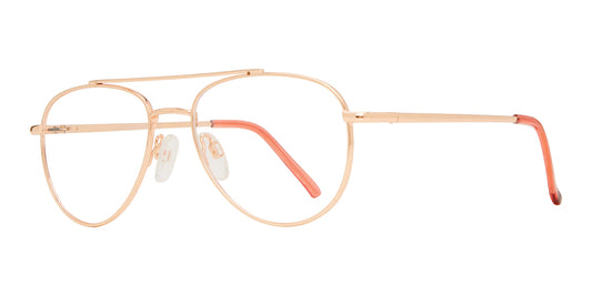 Rose Gold Affordable Design Karter Eyeglasses.