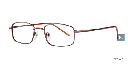 Brown Affordable Designs Kingston Eyeglasses.