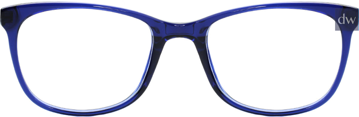 Shiny Blue/Blue Demi Daniel Walters LG026 Eyeglasses.