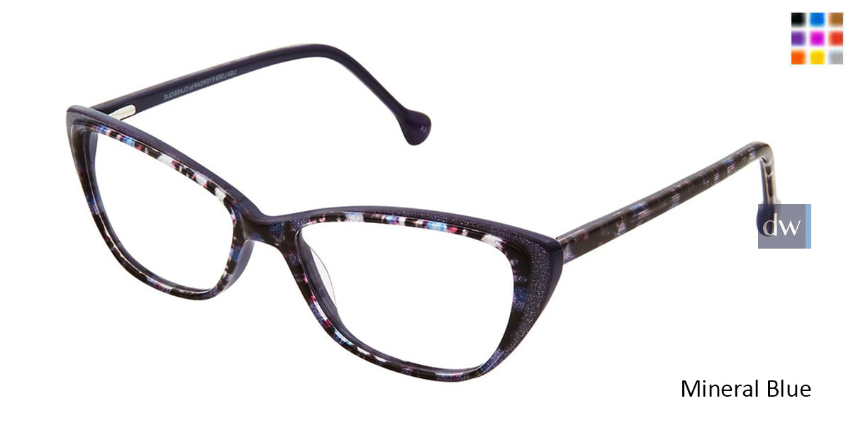 Mineral Blue Lisa Loeb Angel Eyeglasses