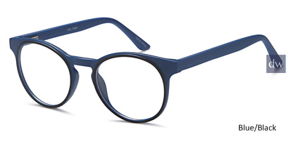 Blue Black Capri LOL Eyeglasses - Teenager.