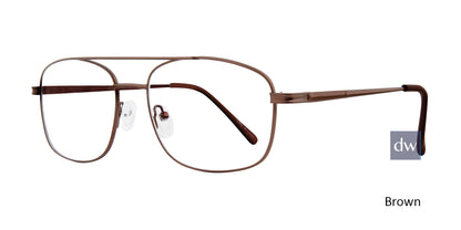 Brown Affordable Designs Larry Eyeglasses