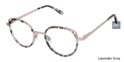 Lavender Grey Kliik Denmark K-704 Eyeglasses