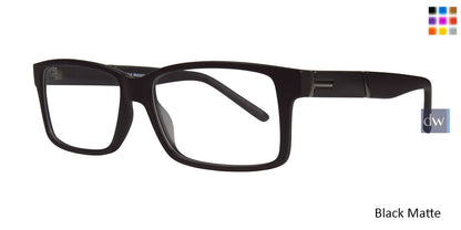 Matte Black Affordable Designs Liam Eyeglasses.