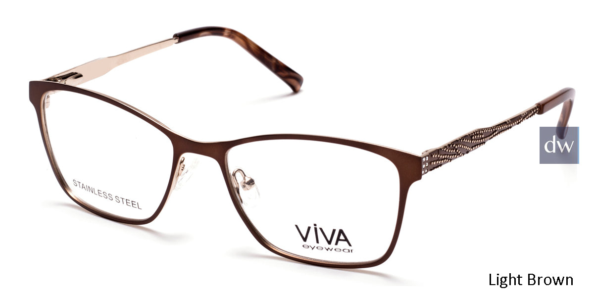 Light Brown Viva VV4514 Eyeglasses