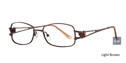 Light Brown Elan 3404 Eyeglasses.