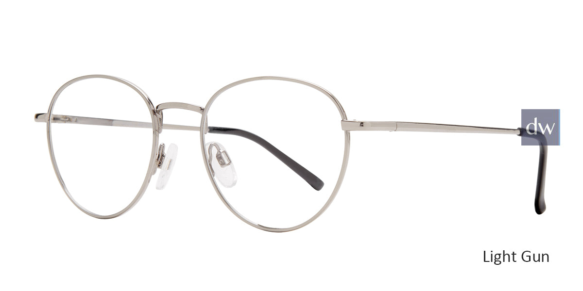 Light Gun Affordable Design Boston Eyeglasses.