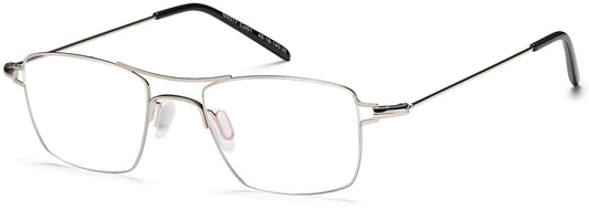 Shiny Silver Capri Menizzi M4017 Eyeglasses - Teenager.