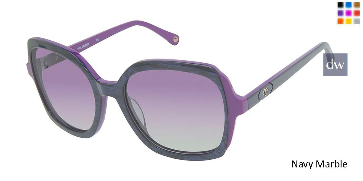 Navy Marble Sperry MAIDEN Sunglasses.