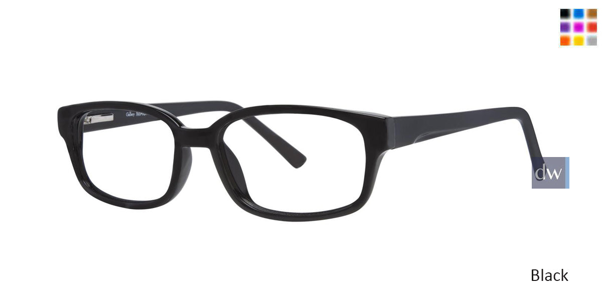 Black Gallery Mack Eyeglasses - Teenager