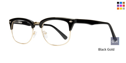 Black Gold Affordable Design Malcolm Eyeglasses