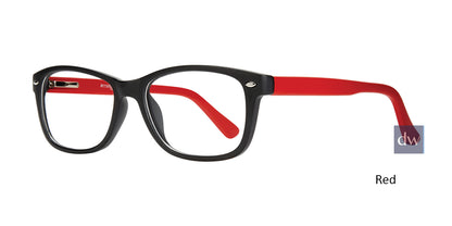 Red Affordable Design Manny Eyeglasses