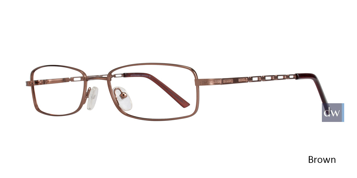 Brown Affordable Designs Mary Eyeglasses.