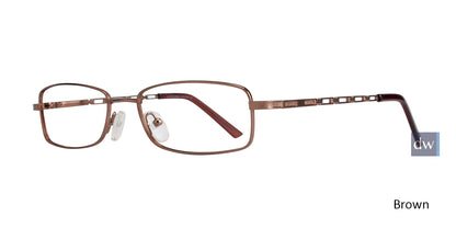 Brown Affordable Designs Mary Eyeglasses.