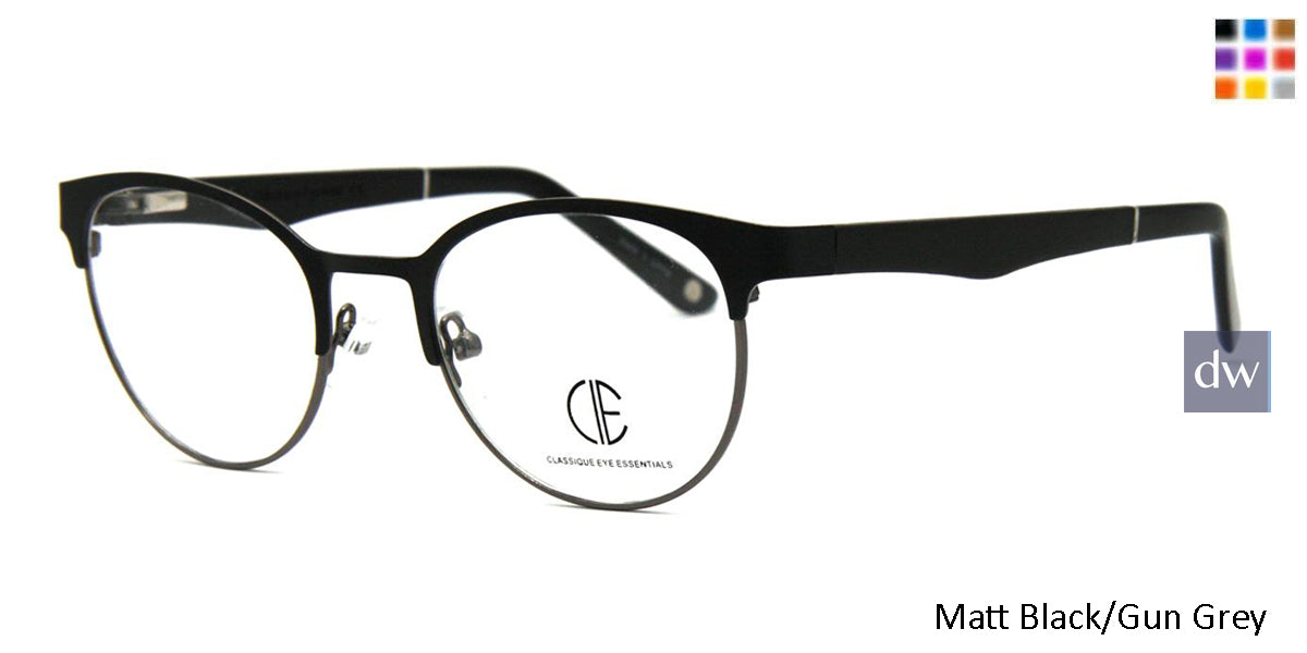 Matt Black/Gun Grey Cie Sec701 Eyeglasses - Teenager