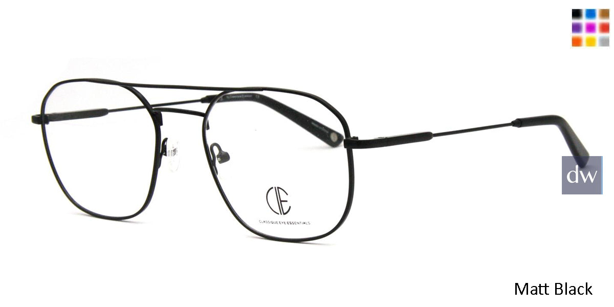 Matt Black Cie Sec149 Eyeglasses