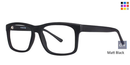 Matt Black Vivid Soho 1022 Eyeglasses.