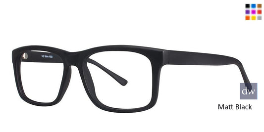 Matt Black Vivid Soho 1022 Eyeglasses.