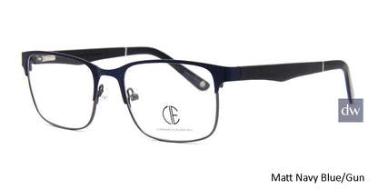Matt Navy Blue/Gun Cie Sec702 Eyeglasses
