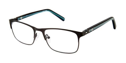 Matte Black Sperry CUNNINGHAM Boys Tween Eyeglasses - Teenager.