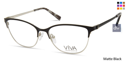 Matte Black Viva VV4524 Eyeglasses
