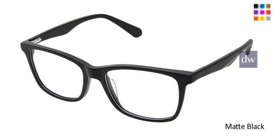 Matte Black Superflex SF-598 Eyeglasses