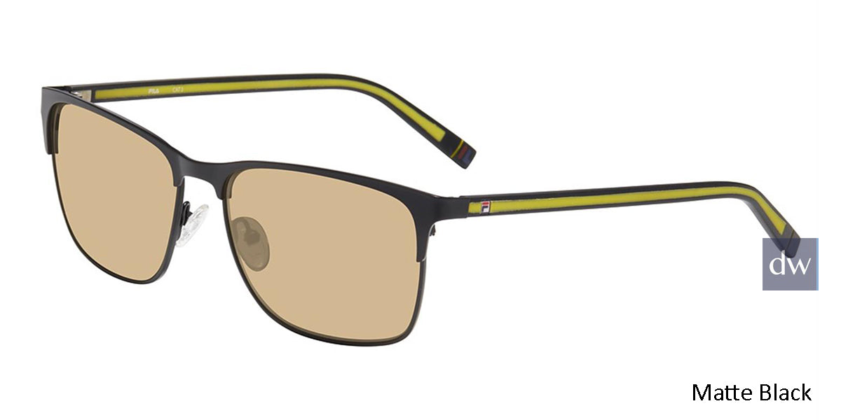 Matte Black Fila SF9486 Sunglasses
