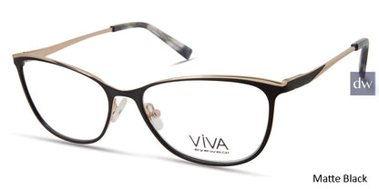 Matte Black Viva VV4521 Eyeglasses