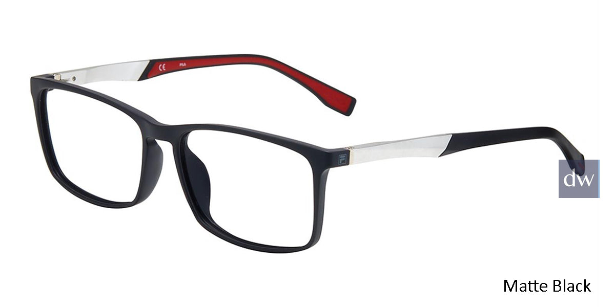 Matte Black Fila VF9243 Eyeglasses