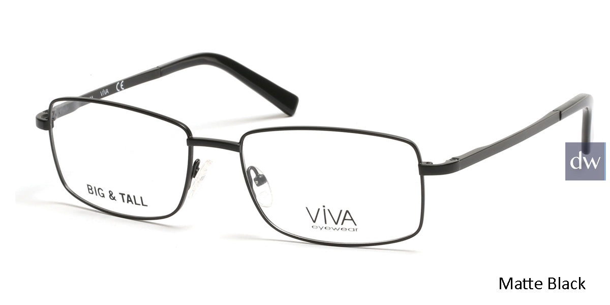Matte Black Viva VV4005 Eyeglasses