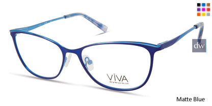 Matte Blue Viva VV4521 Eyeglasses