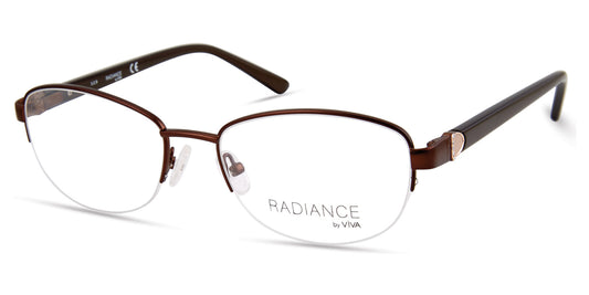 Matte Dark Brown Viva VV8006 Eyeglasses