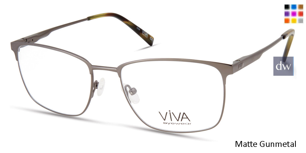 matte Gunmetal Viva VV4043 Eyeglasses