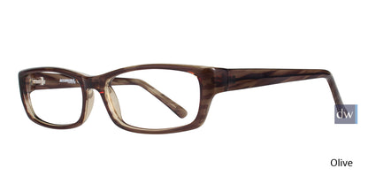 Olive Affordable Designs Matthew Eyeglasses.