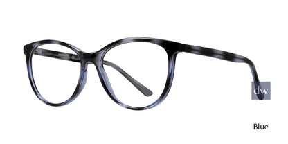 Blue Affordable Designs Miranda Eyeglasses.