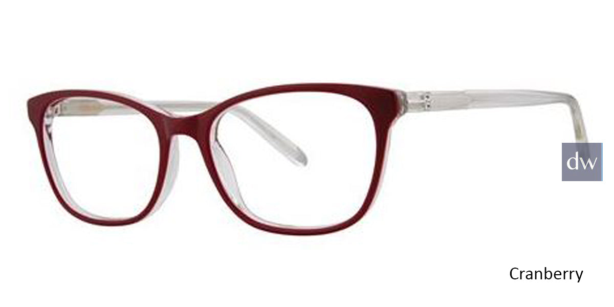 Cranberry Vera Wang Miranda Eyeglasses.