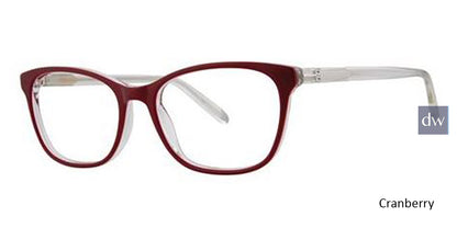 Cranberry Vera Wang Miranda Eyeglasses.
