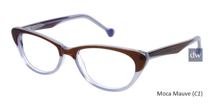 Moca Mauve (C1) Lisa Loeb Come Back Eyeglasses