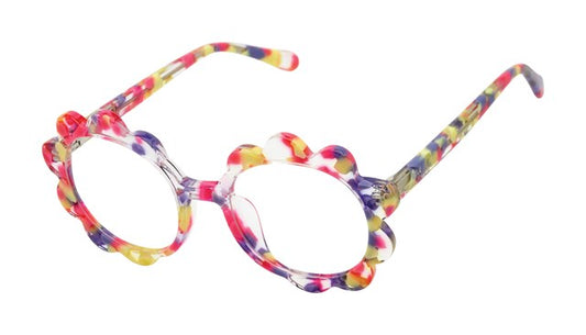 Lulu Guinness LK054 Round Eyeglasses