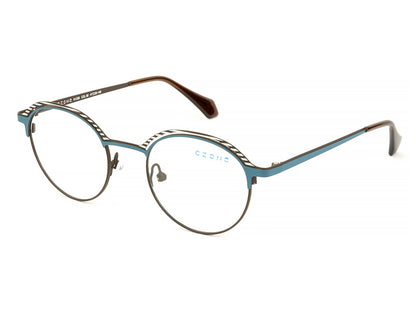 C-50 Petrol/Dark Brown/White