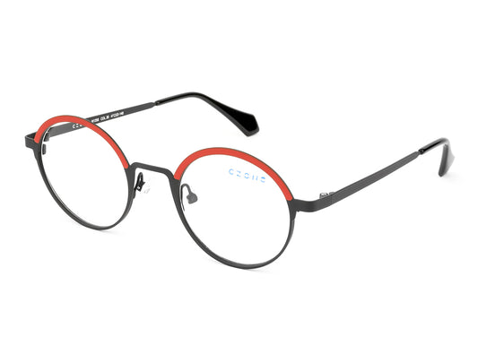 C-30 Dark Grey/Red