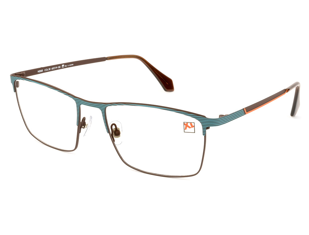 C-50 Petrol/Dark Brown/Orange