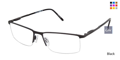 C02 Black Tlg NU015 Titanium Eyeglasses.