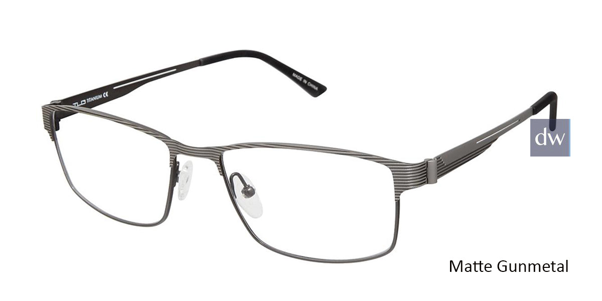 C01Matte Gunmetal Tlg NU024 Titanium Eyeglasses.