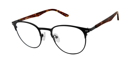 C01 Black/Tort Tlg NU027 Titanium Eyeglasses - Teenager