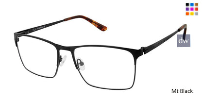 C01 Mt Black Tlg NU028 Titanium Eyeglasses.