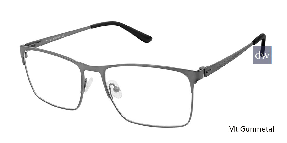 C03 Mt Gunmetal Tlg NU028 Titanium Eyeglasses.